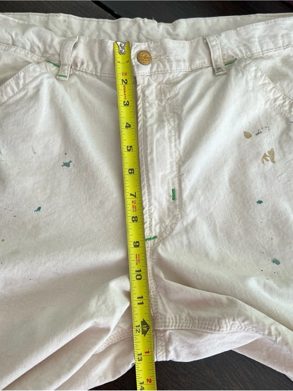 Polo Ralph Lauren 7-Inch Relaxed Fit Carpenter Shorts Rock Harbor Paint Splatter